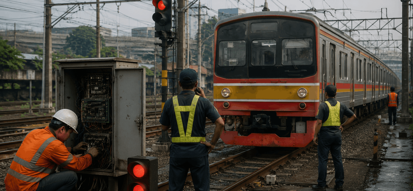 Krl Bogor Jakarta Gangguan Persinyalan