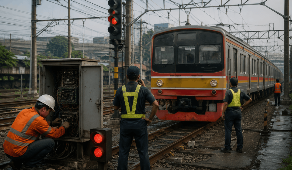 Krl Bogor Jakarta Gangguan Persinyalan