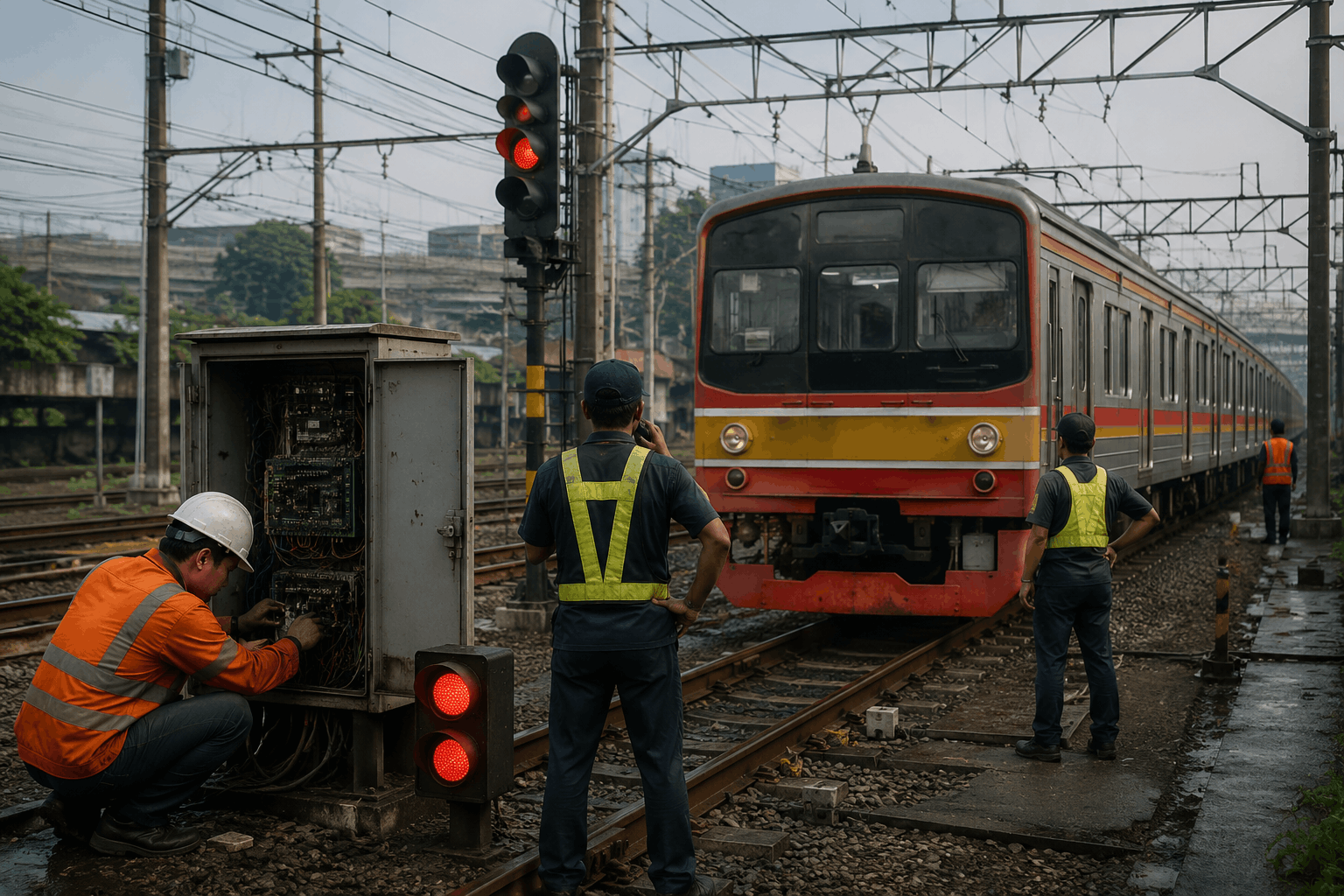 Krl Bogor Jakarta Gangguan Persinyalan