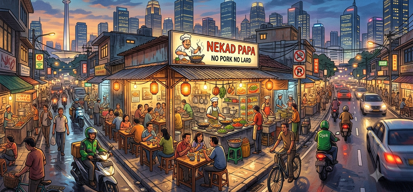 Nekad Papa No Pork No Lard Central Jakarta