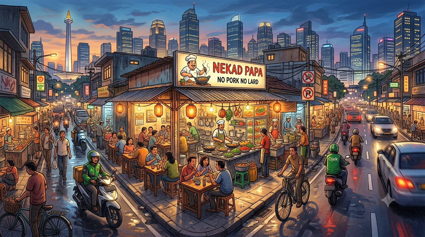 Nekad Papa No Pork No Lard Central Jakarta