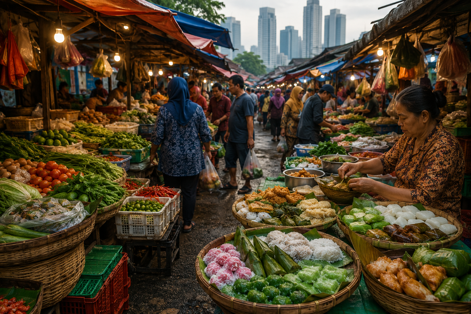 Pasar Makanan Tradisional Di Jakarta