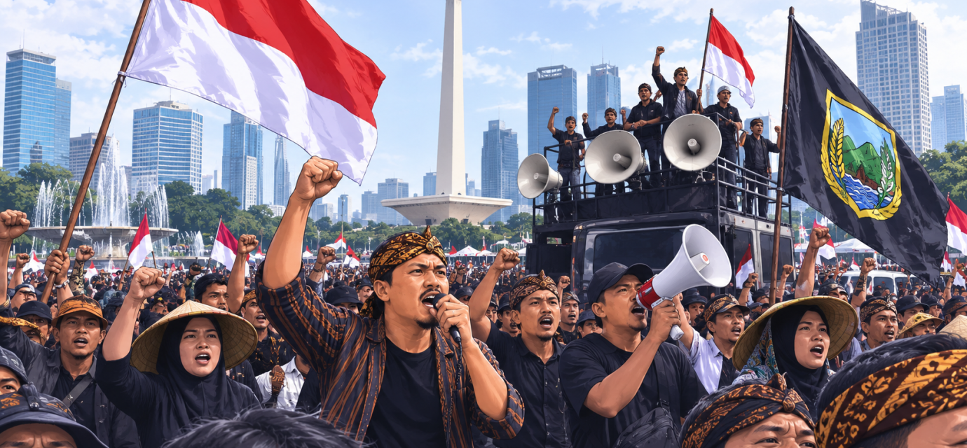 Aliansi Masyarakat Pati Jakarta Demo