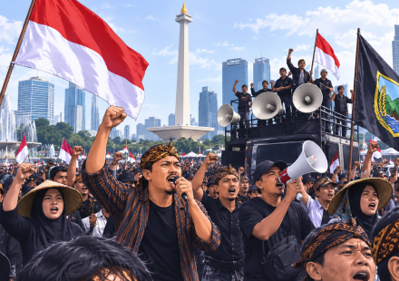 Aliansi Masyarakat Pati Jakarta Demo