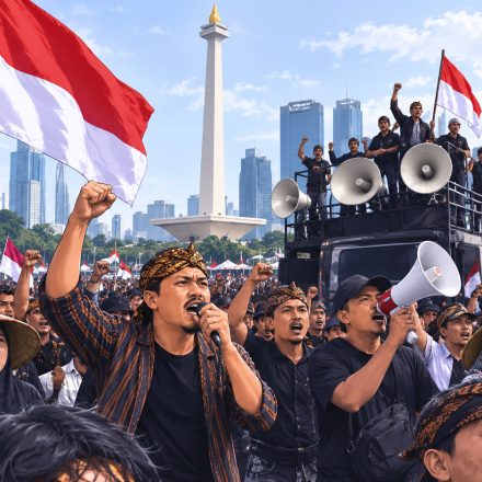 Aliansi Masyarakat Pati Jakarta Demo