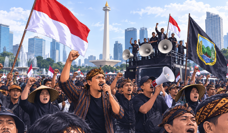 Aliansi Masyarakat Pati Jakarta Demo