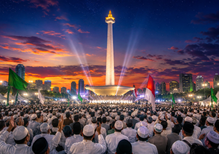Jakarta Bersholawat Monas 22 Agustus