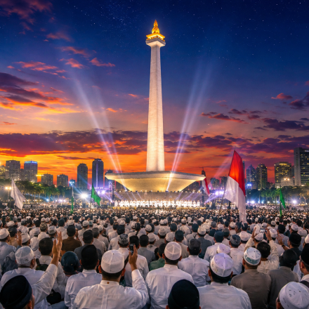 Jakarta Bersholawat Monas 22 Agustus
