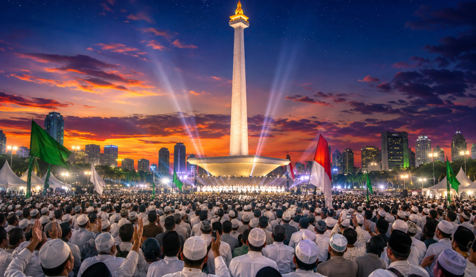 Jakarta Bersholawat Monas 22 Agustus