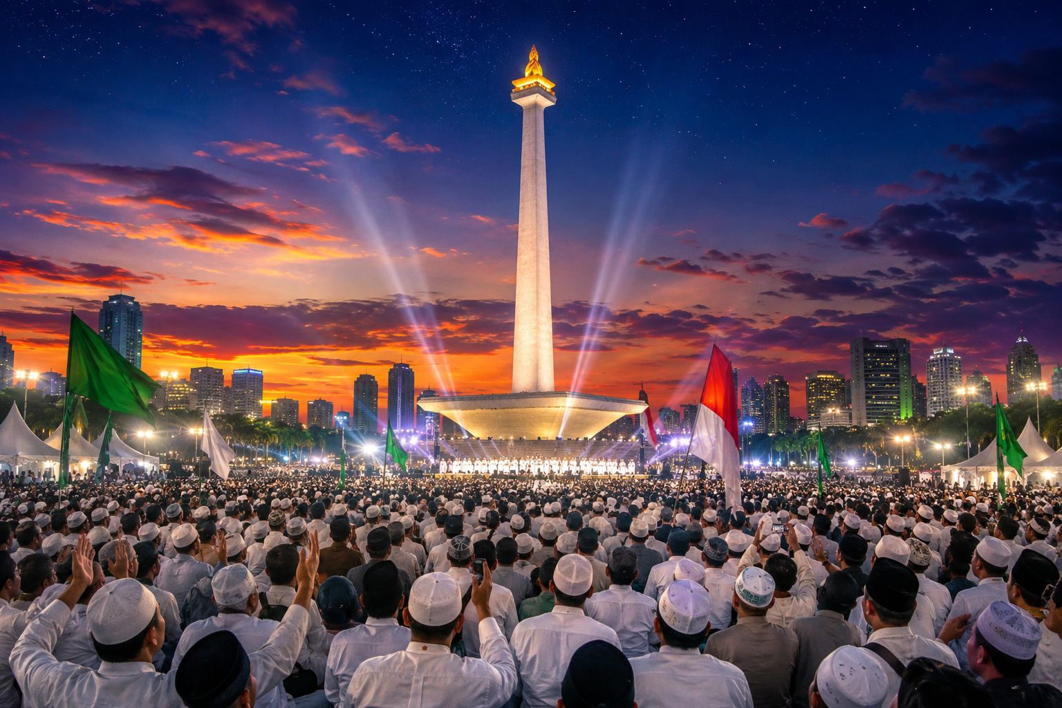Jakarta Bersholawat Monas 22 Agustus