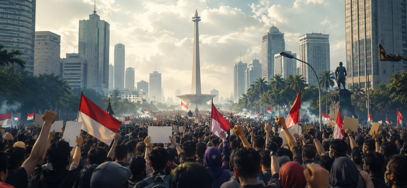 Jakarta Ramai Isu Demo Agustus