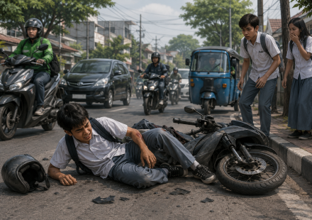 Pelajar Tewas Pasar Kramat Jati